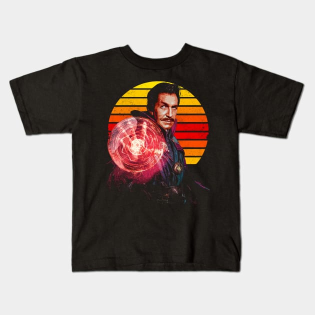 Starring Vincent Price as Doctor Strange Kids T-Shirt by hauntedjack